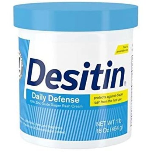 DESITIN Daily Defense Diaper Rash Cream 16 oz (Pack of 2)