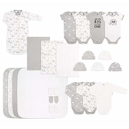 The Peanutshell Newborn Essentials Layette Gift Set for Baby Boys or Girls