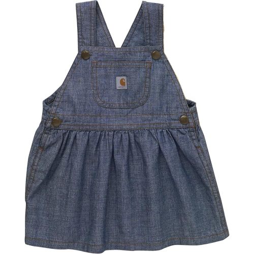 Carhartt Kid's CY9711 Denim Chambray Jumper - Girls