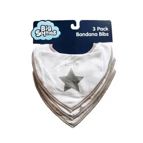 Big Softies Bandana Bibs - Uni 3 Pack | Baby Bunting AU