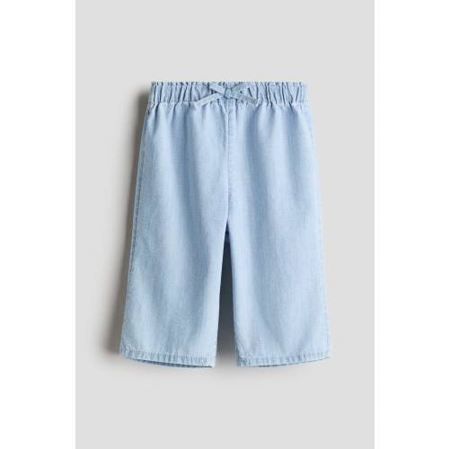 WIDE-LEG DENIM PANTS