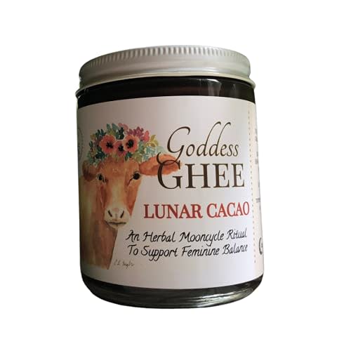 Goddess Ghee Lunar Cacao Blend Grass Fed High Vitamin Butter Oil