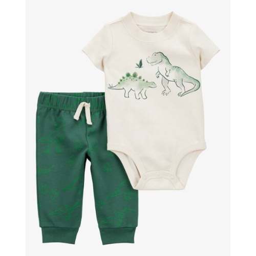 Baby 2-Piece Dinosaur Short-Sleeve Bodysuit Pant Set - Carter's | Carter's