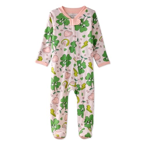 Butterblu Scout Sleep & Play 100% Organic Cotton Footed Zip Front Sleeper Pajamas for Baby Boys, Girls, Unisex