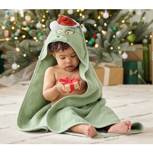 Dr. Seuss's The Grinch™ Heritage Super Soft Baby Hooded Towel & Washcloth Set