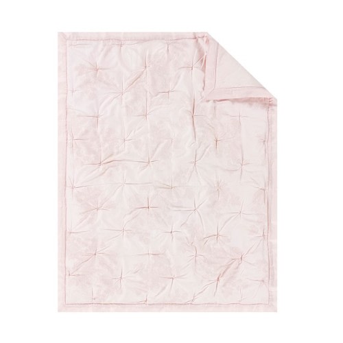 Monique Lhuillier Ethereal Lace Baby Quilt - Blush