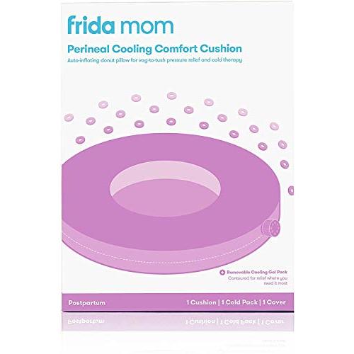 Frida Mom Donut Pillow Perineal Comfort Cushion with Cold Pack for Pain Relief, Postpartum Essentials