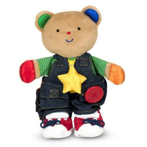 Melissa & Doug K's Kids - Teddy Wear Stuffed Animal Educational Toy: Cotton, 4 Pieces, Character Theme