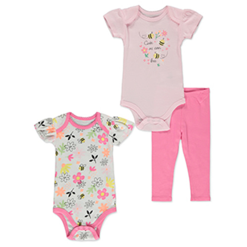 Koala Baby Baby Girls' 3-Piece Bee Leggings Set Outfit