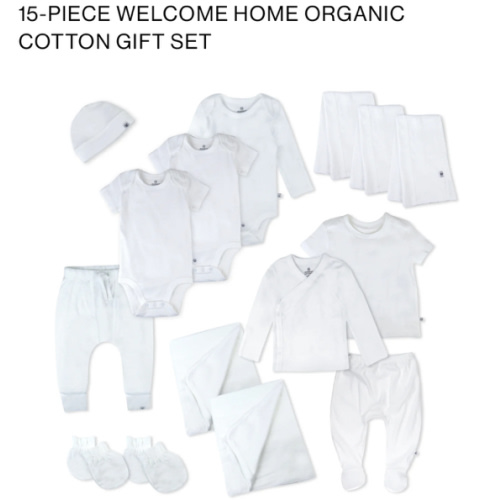 15-Piece WELCOME HOME Organic Cotton Gift Set | Honest Baby Clothing