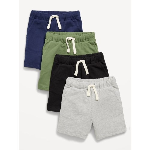 French Terry Shorts 4-Pack for Toddler Boys