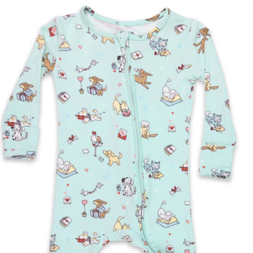 Puppy Love Bamboo Convertible Footie