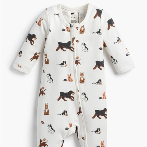 Zipper One-Piece - Organic Baby Clothes - Monica + Andy