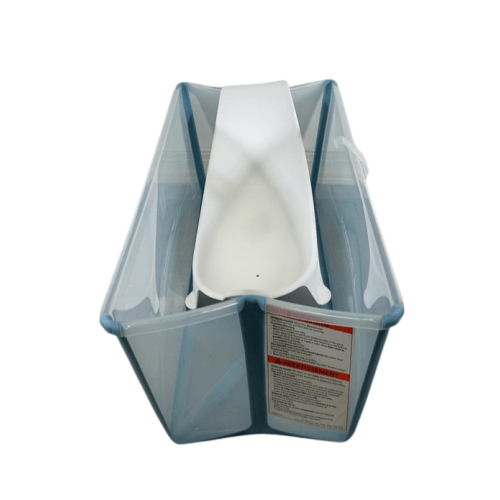 Stokke Flexi Bath Bundle Pack, Regular, Transparent Ocean Blue