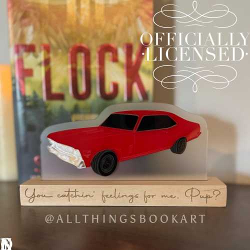 Officially Licensed Sean’s Nova Bookshelf Sign; Flock The Ravenhood Merch