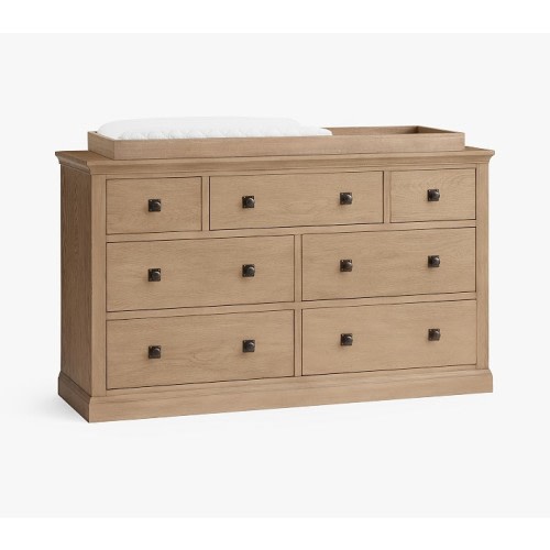 Charlie 7-Drawer Dresser & Topper Set (58w x 20d")