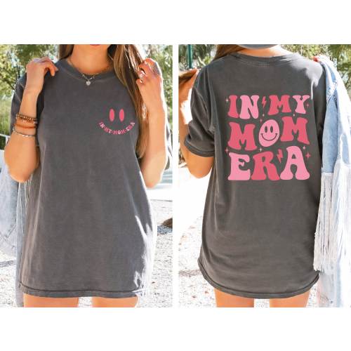 Comfort Colors®  In My Mom Era Shirt, Baby shower gift, Mom Shirt, Funny Mom Gift, Pregnancy Announcement, New Mom Shirt, Mother's Day gift