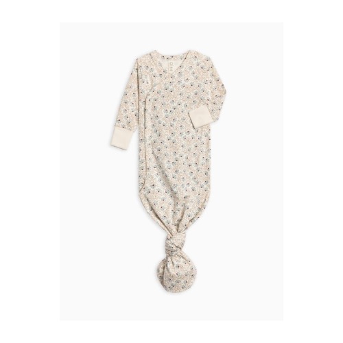 Organic Indy Kimono Gown, Newborn