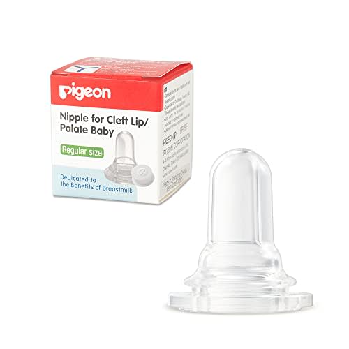 Pigeon Bottle Nipple for Cleft Lip/Palate Baby, Regular Size, 1 Count | Please Use It Under The Guidance of a Pediatrician
