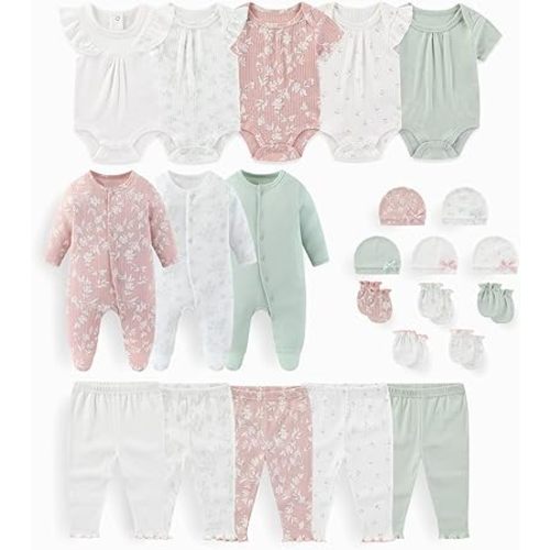 Unisex Baby Boy Girl Clohtes Pants Sets 23 pack Cotton Casual New born Clothing Comfort Infant Birthday Outfit