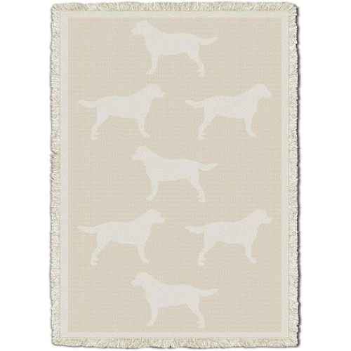 Pure Country Weavers Labrador Retriever Blanket - Gift for Dog Lovers - Tapestry Throw Woven from Natural Cotton - Made in The USA (70x50)