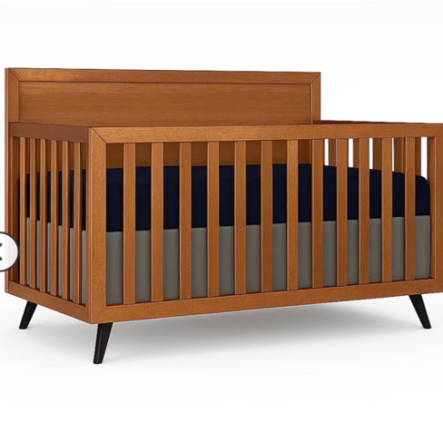 Evolur Stilnovo Convertible Crib in Sugar Cane