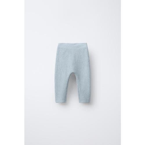 PEARL KNIT PANTS - Sky blue | ZARA United States