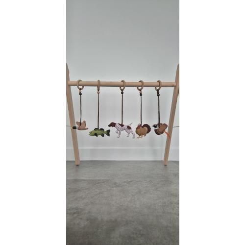 Hunting Baby Play Gym with Custom Hunting Dog