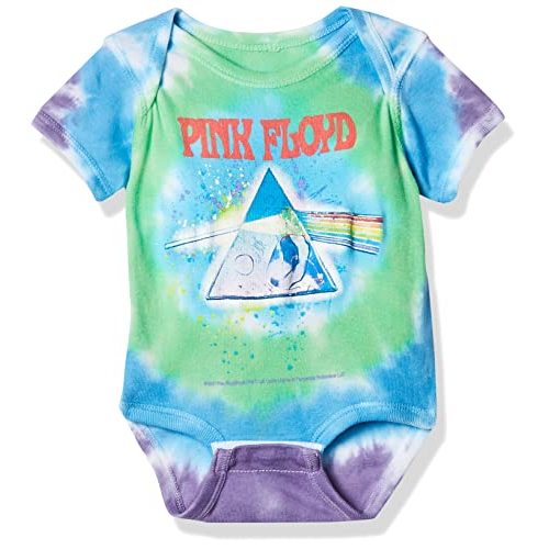 Liquid Blue Baby Pink Floyd Dark Side Oil Paint Onesie