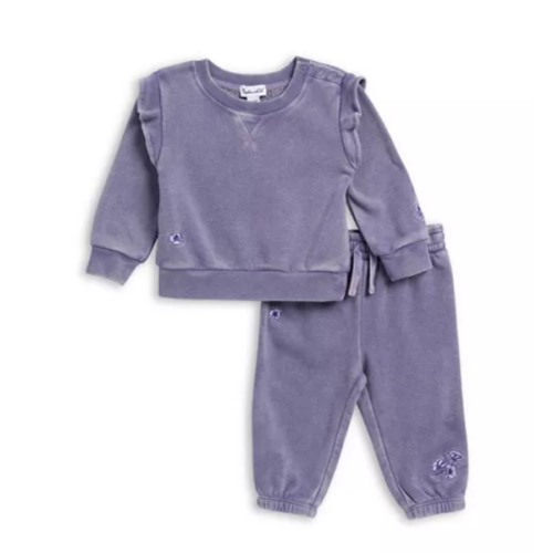 Girls' Floral Haze Sweatshirt & Pants Set - Baby