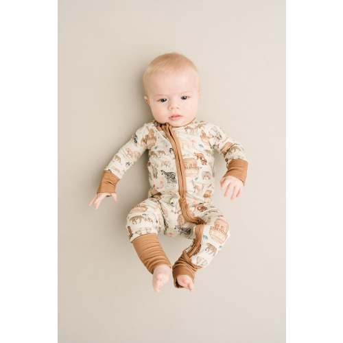 Little One Shop Co. Noah's Ark Bamboo Sleeper - Newborn