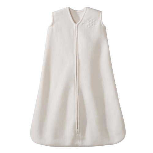 Halo SleepSack Wearable Blanket, Micro-Fleece, Cream, Infant, Unisex, Medium, 6-12 Months
