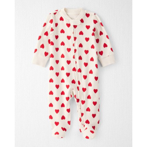 Baby Organic Cotton Sleep & Play Pajamas, 6M