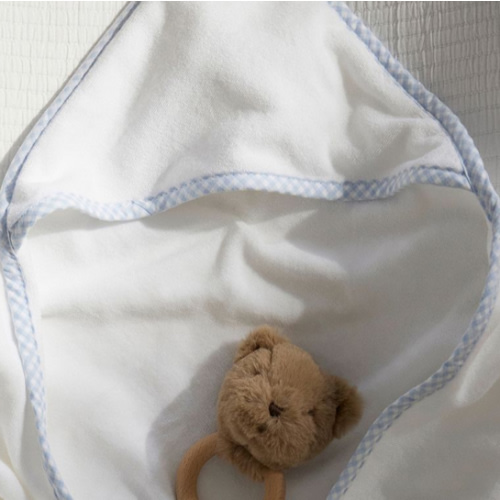 Gingham Baby Hooded Towels | Pottery Barn Kids