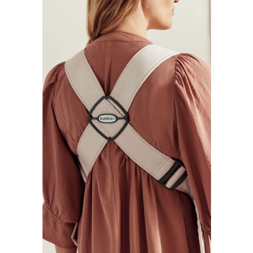 Baby Carrier Mini in 3D Jersey in Light Beige | Over The Moon
