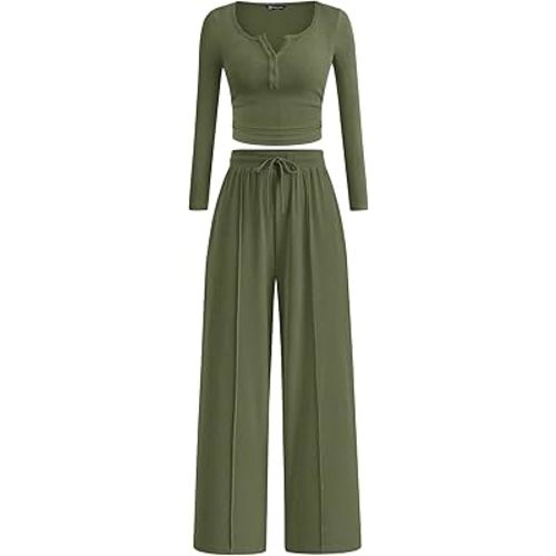PRETTYGARDEN Women's Fall 2 Piece Matching Lounge Sets