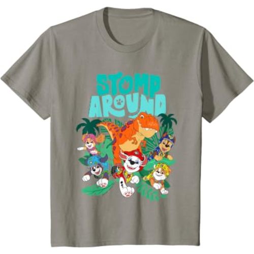 Paw Patrol: The Dino Movie Stomp Around Dino Pups T-Shirt