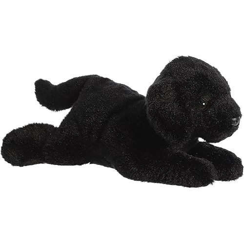 Aurora® Adorable Flopsie™ Black Labrador Stuffed Animal - Used to Create Imaginative Play Adventures - Perfect for Birthdays, Kids and Adults, All Ages - Black 12 Inches