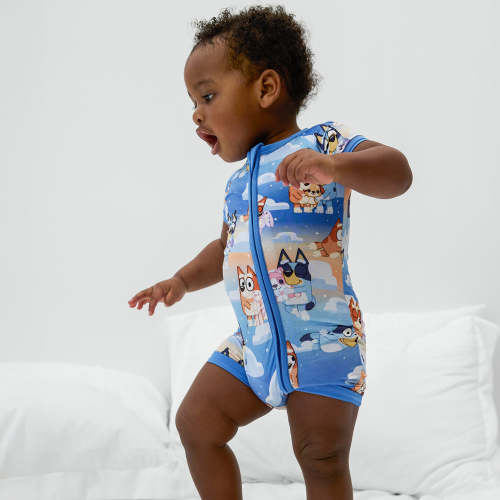 Bluey Blue Sleepytime Shorty Zippy – Little Sleepies