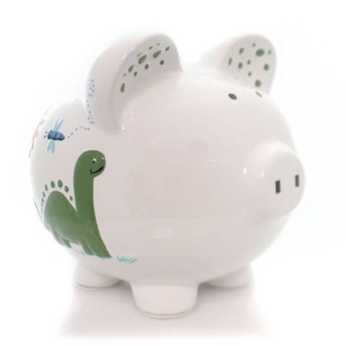 Child To Cherish 7.75 In Dinosaur Bank Everyday , Piggy Save Money (1PC)
