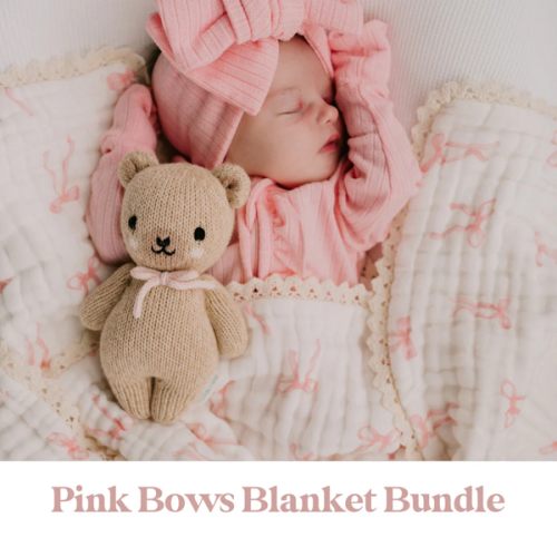Pink Bows Blanket Bundle