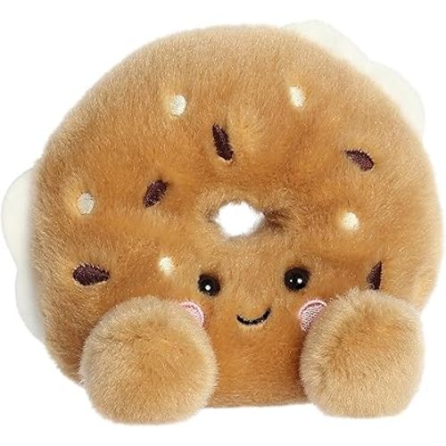 Aurora Palm Pals 4.5" Tony Everything Bagel Adorable Plush