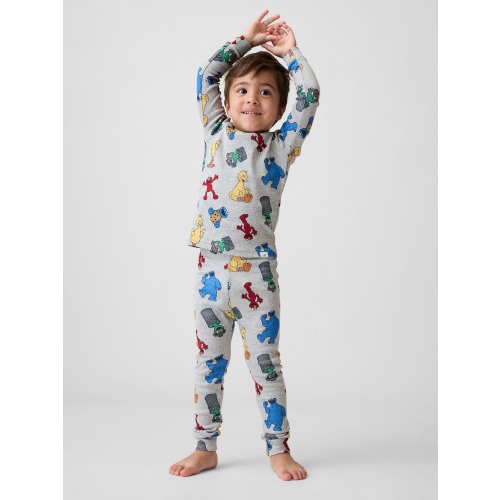 Baby & Toddler Sesame Street Organic Brushed Cotton Elmo PJ Set