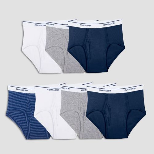 Fruit of the Loom Boys' 7pk Classic Briefs - XS: Tagless, Breathable, Moisture Wicking