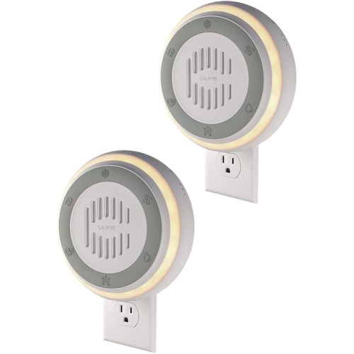 2-Pack Calm Me White Noise Sound Machine for Office Privacy & Noise Canceling, Plug in Fan Noise Machine for Therapy Offices, Healthcare Practices, Clinics & Education, Noise Maker with 20 Sounds.