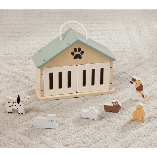 Wooden Pets Carry-Along Play Set