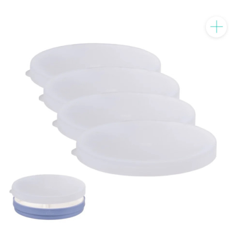 7.8" Porcelain Plate Silicone Lids