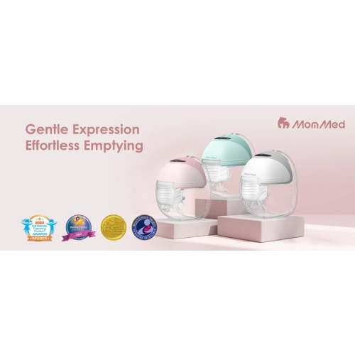 MomMed S21 Double Wearable Breast Pump –Blissful Green