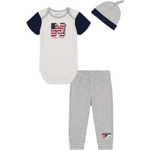 Nautica baby-boys 3 Pieces Pant Set