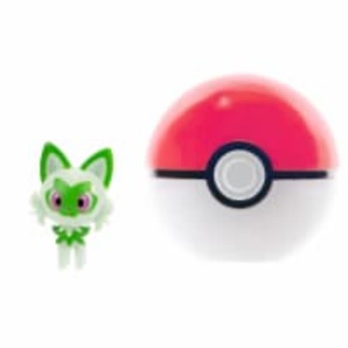 Pokemon Clip 'N Go - Sprigatito with Poké Ball, 2 pc